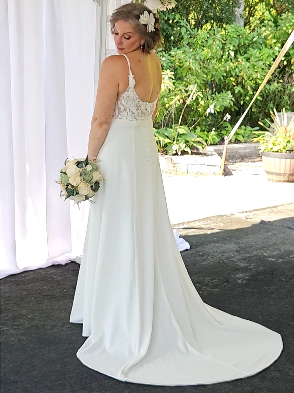 Azazie Xena wedding dress sz 12
